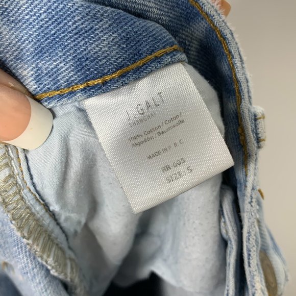 John galt Brandy Melville trendy high rise denim straight leg mom jeans - Picture 6 of 6